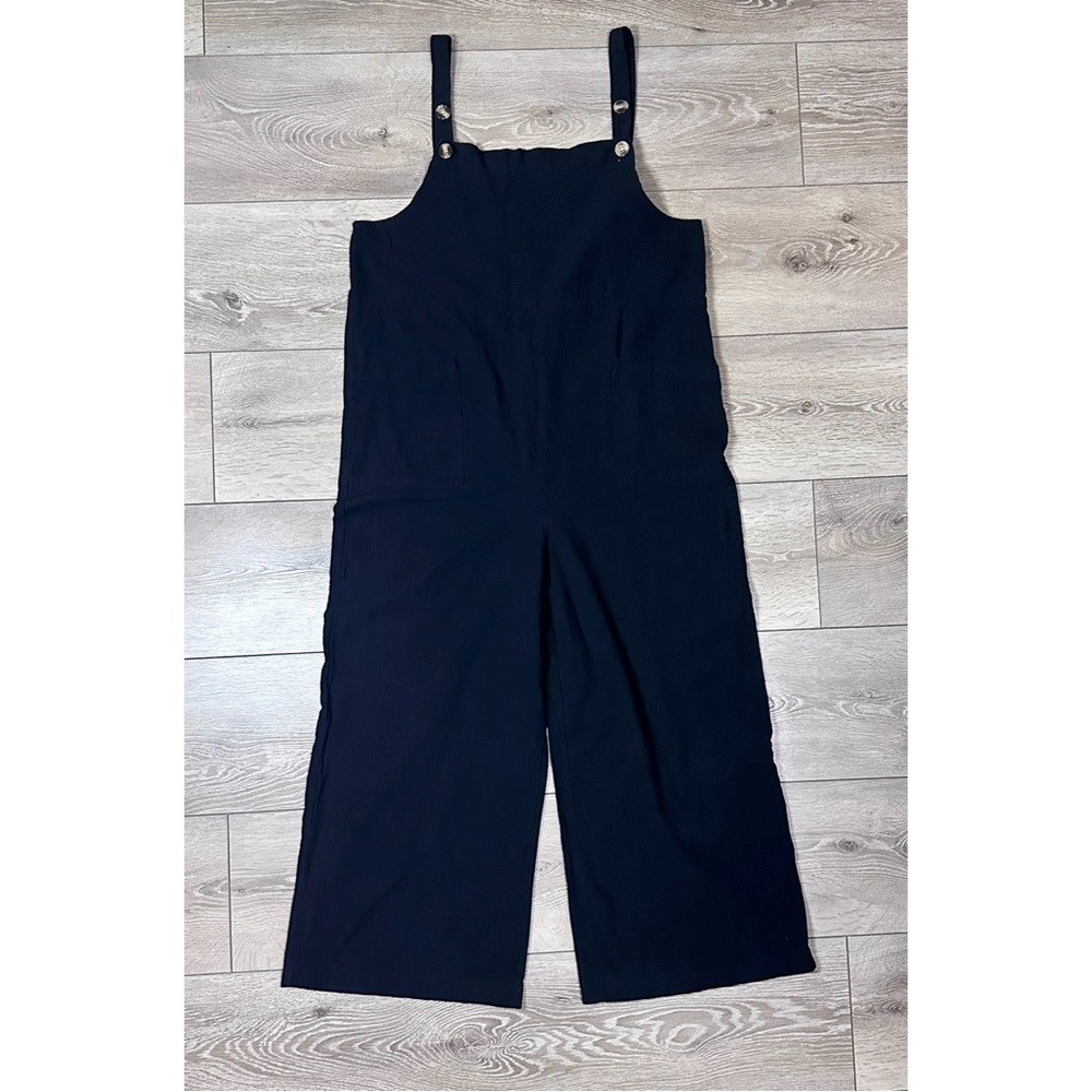Oversized Wide Leg Overalls